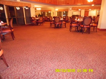 Commercial Carpet Cleaning in Dining Hall