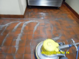 Commercial Tile & Grout Cleaning Food Service Area