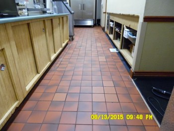 Commercial Tile & Grout Cleaning Food Service Area